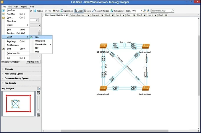 ferramenta de diagrama de rede
