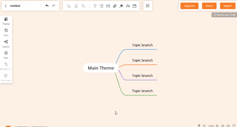 Sfondi per mappe mentali