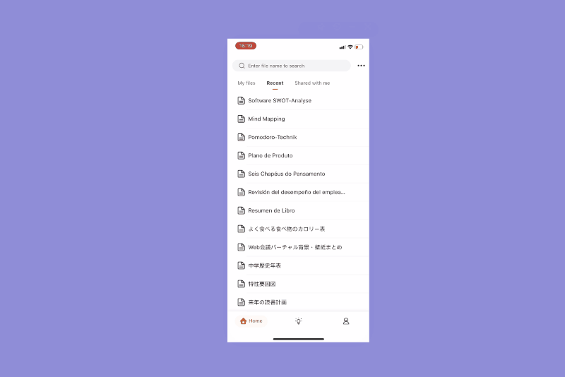 file condivisi con me