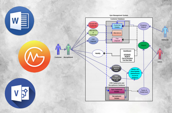 visio database model diagram template download