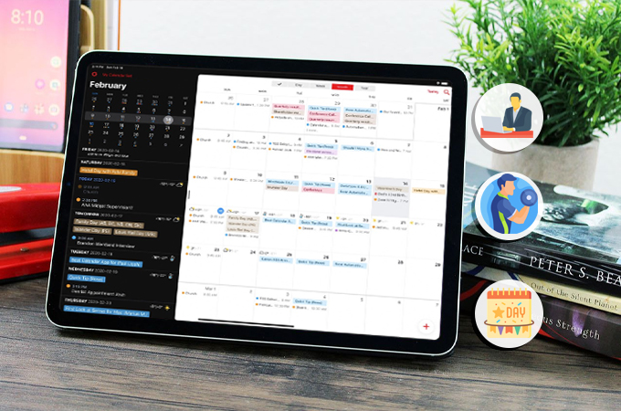 ipad calendar app you can write on